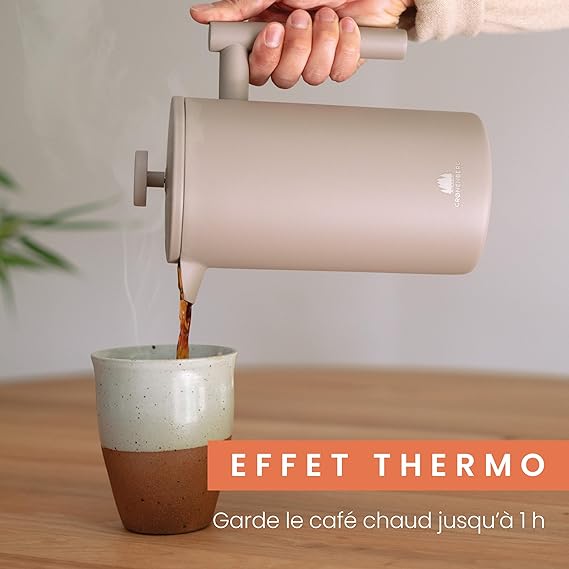 Groenenberg Cafetière à piston colorée DOUX