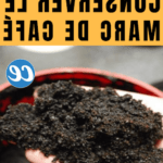 Comment sécher le marc de café?