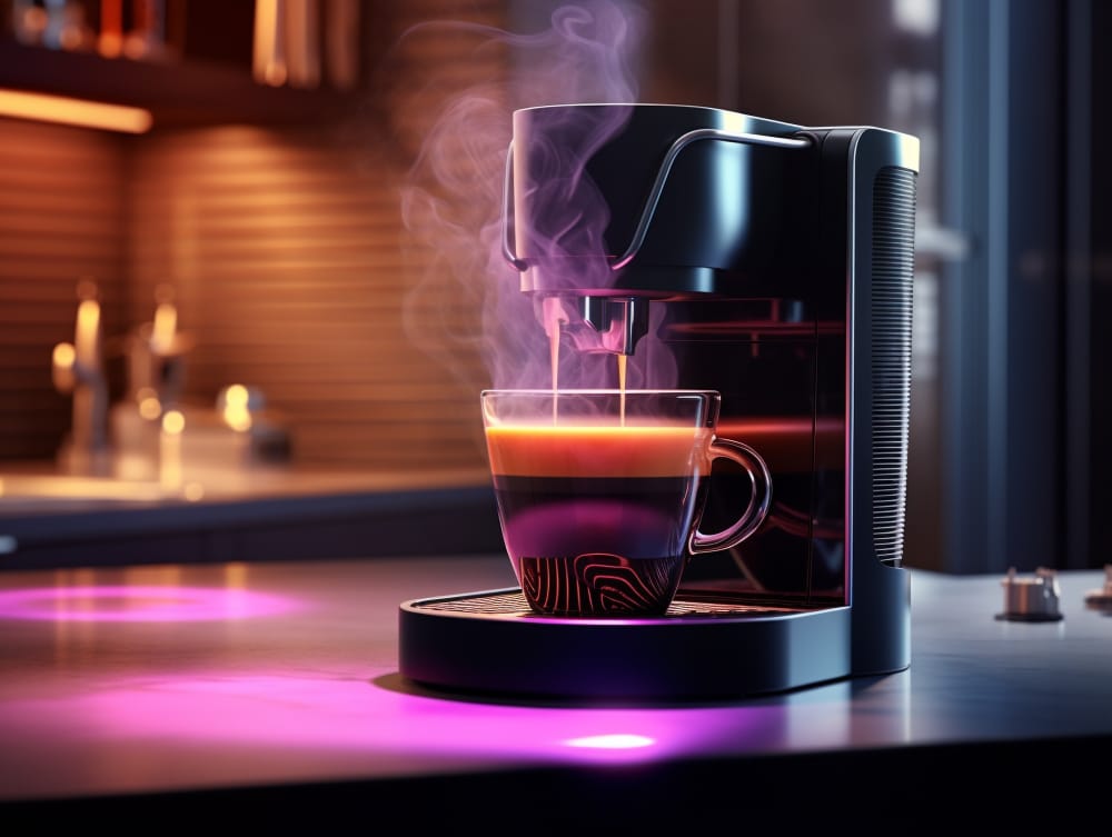 Machine à café connectée