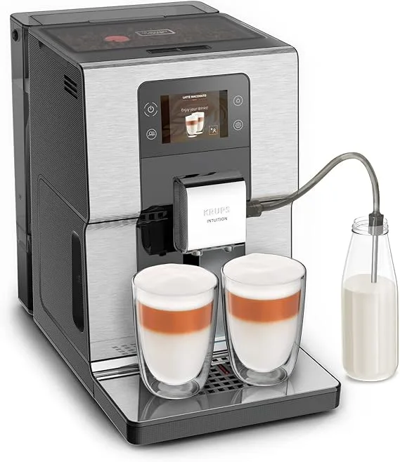 Krups Machine à café grain mousseur