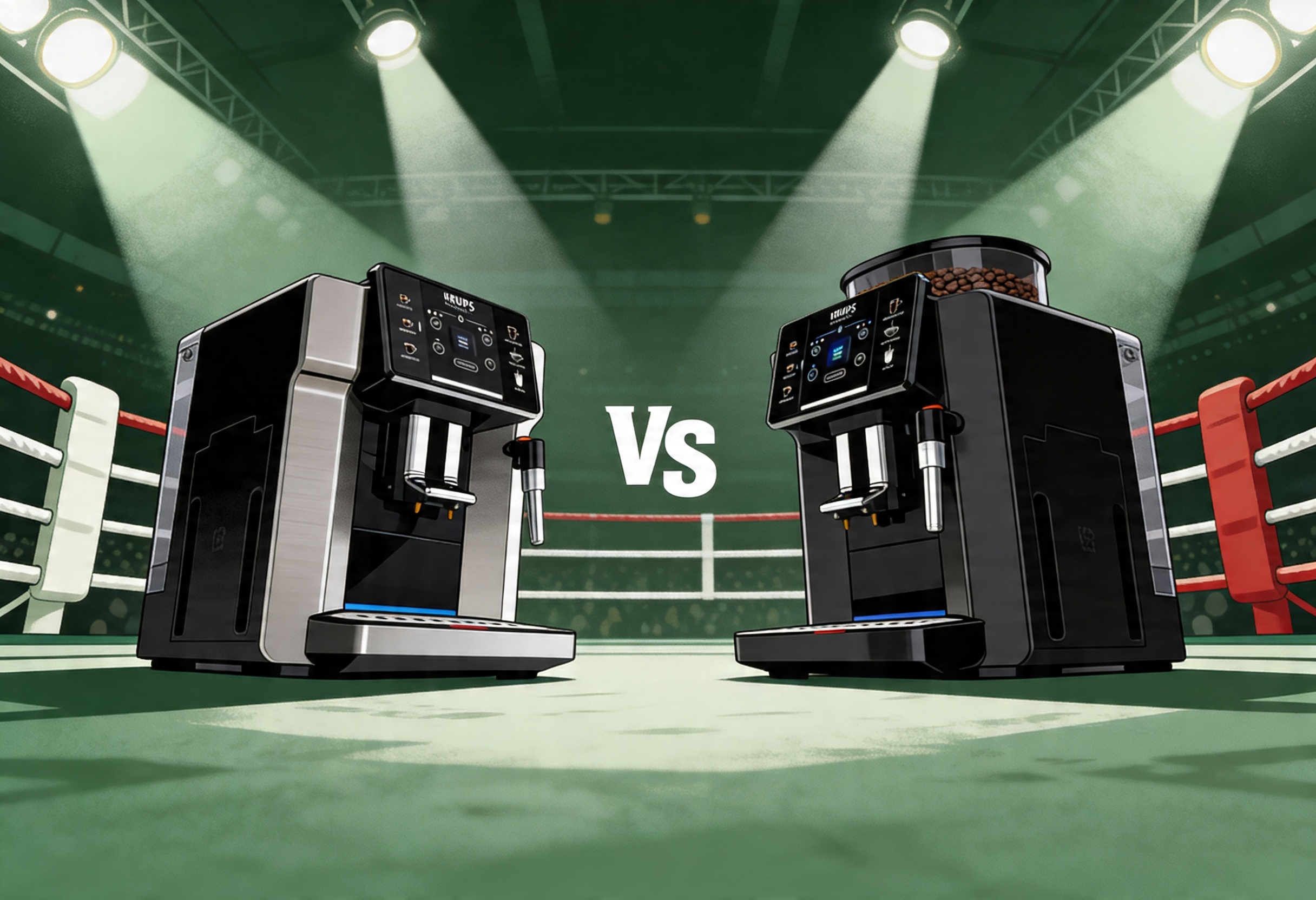 Krups Machine à café grain vs Krups Sensation C50