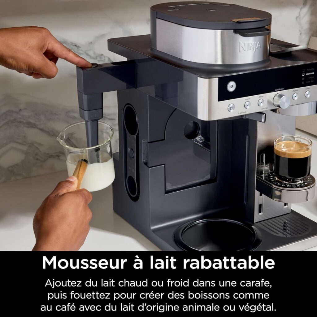 Ninja Prestige Machine à café filtre et capsules 2-en-1